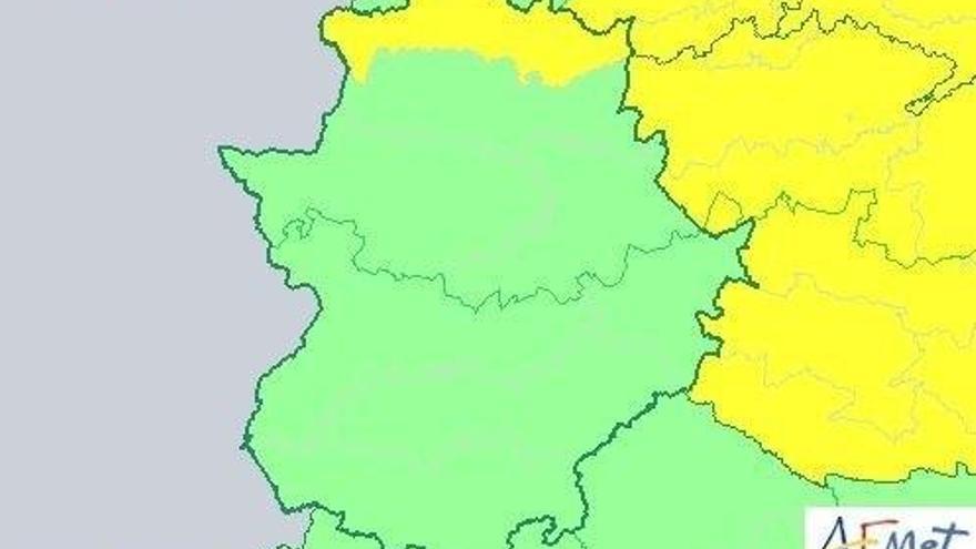 El norte de la provincia de Cáceres activará el sábado el aviso amarillo por lluvias