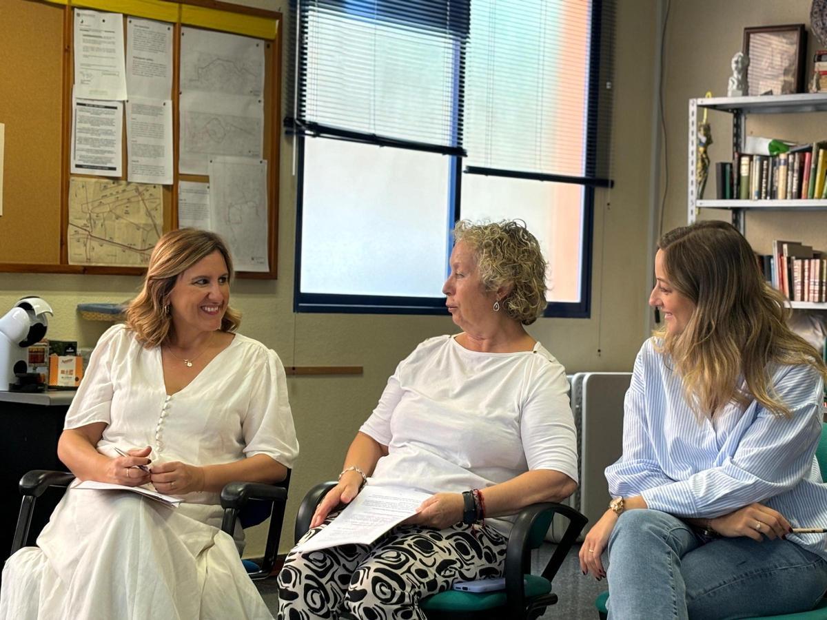 Catalá, con Casilda Osa y Rocío Gil