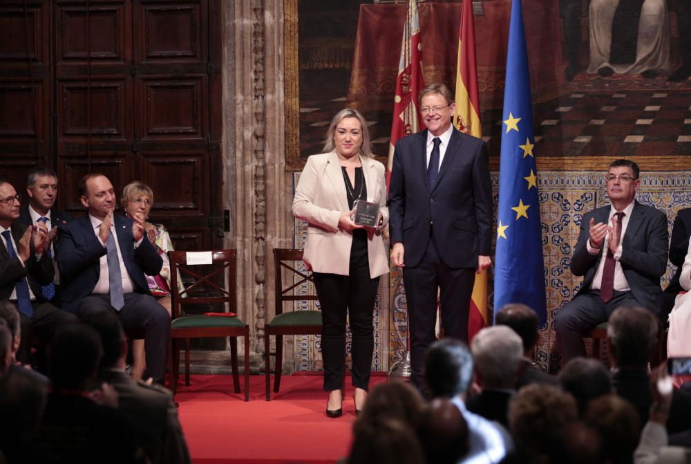 Acto institucional por el 9 d'Octubre en el Palau de la Generalitat