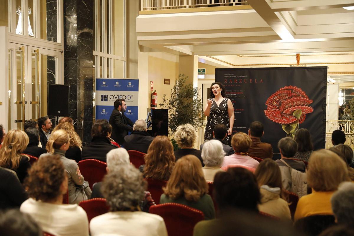 Mónica Redondo, durante un recital en la pasada edición de "Zarzuelízate".