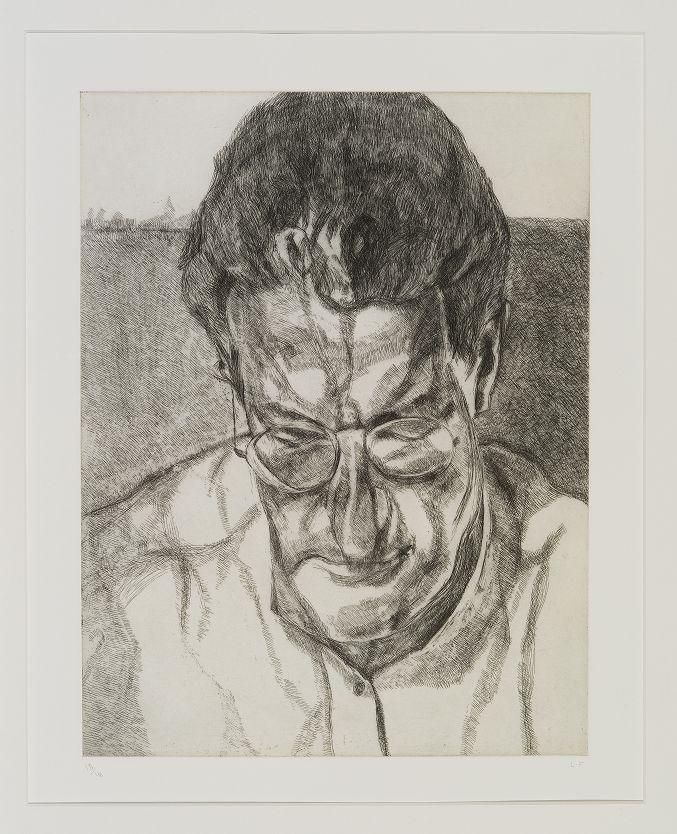 Lucien Freud. 'The painter's doctor'. 2006