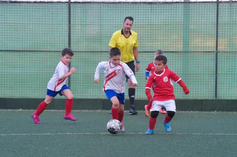 24-01-2020 GALDAR. Futbol prebenjamín: Unión Moral # Firgas, en el campo Venancio Monzón de la Ciudad Deportiva San Isidro  | 25/01/2020 | Fotógrafo: Andrés Cruz