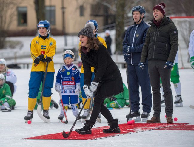 Kate Middleton y su toque de hockey