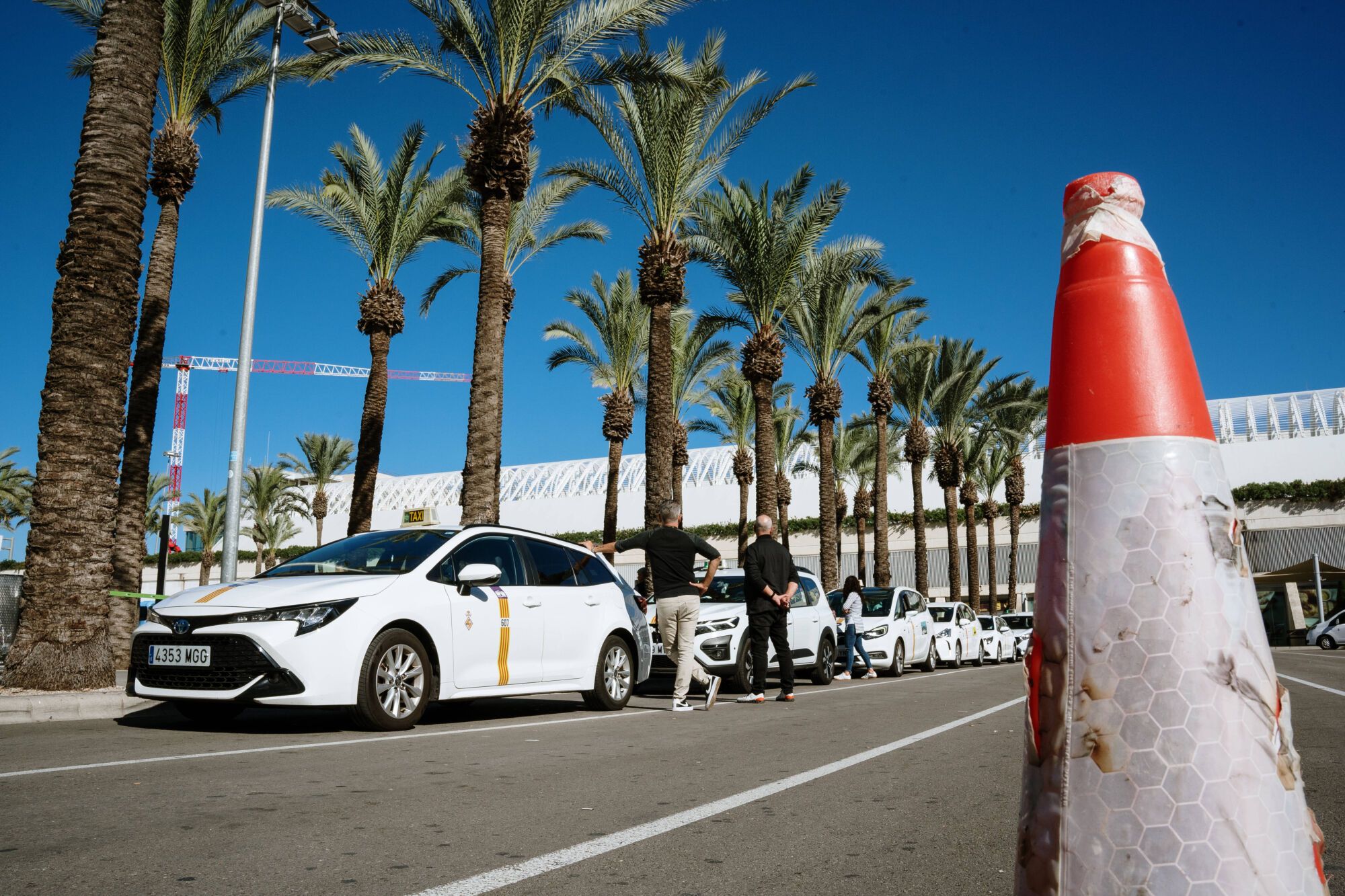 Taxis aeropuerto de Palma Son Sant Joan - Nueva parada de taxis - Obras aeropuerto