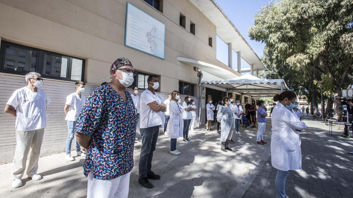 Paro parcial en los centros de salud esta mañana