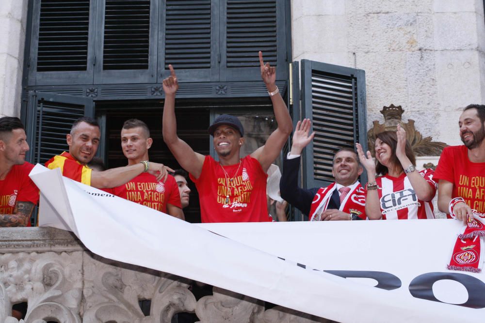 Rua de celebració de l'ascens del Girona