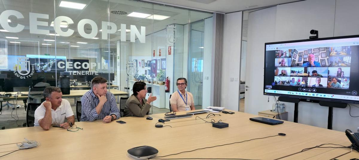 Reunión del Cecopin.