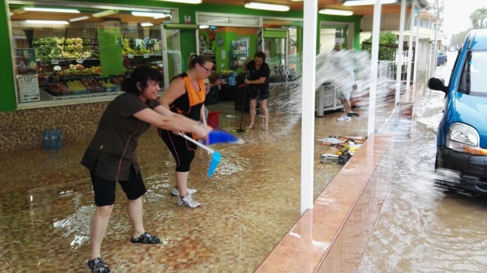 Llueve en Gandía