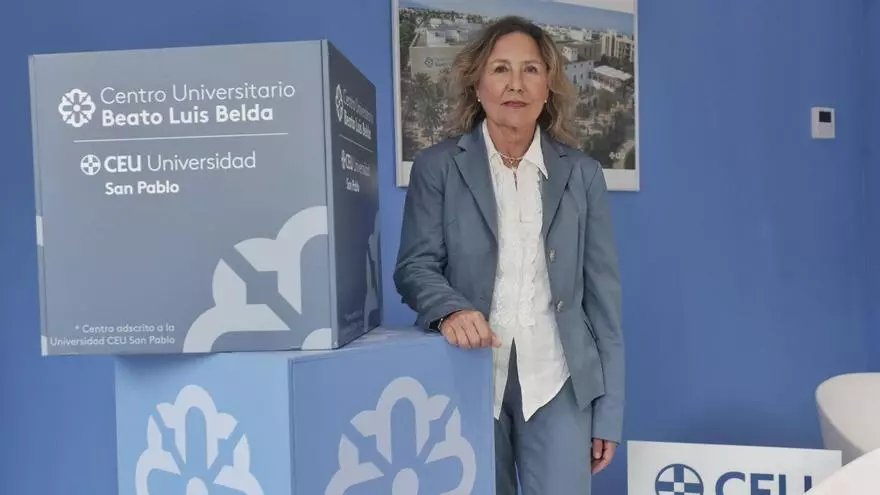 Antonia Sampol, directora del Centro Universitario Beato Luis Belda: "Es un reto para mí y me gustaría consolidar mi trayectoria con este nuevo proyecto"