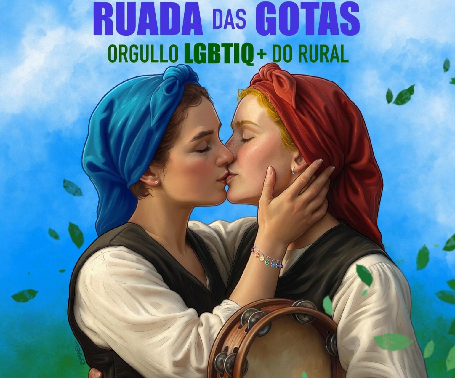 Cartel anunciador de la Ruada das Gotas.