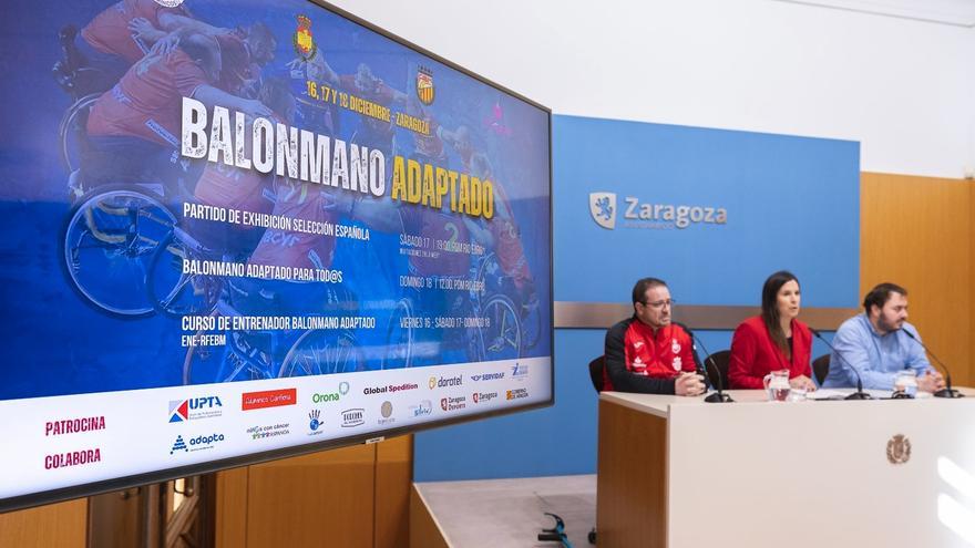 El balonmano adaptado llega a Zaragoza este fin de semana