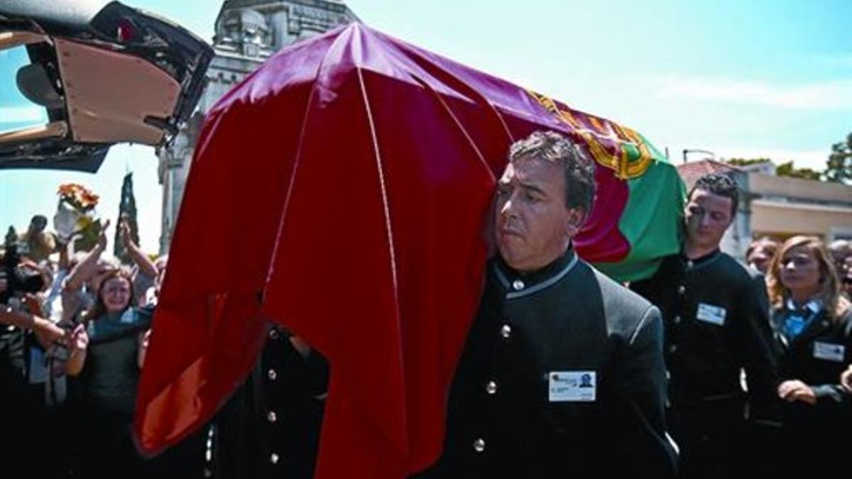 María Teresa Fernández de la Vega, durante la ceremonia.