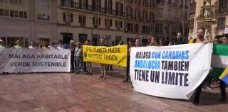 Málaga se "solidariza" con Canarias en contra del modelo turístico actual