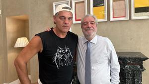 Foto de Frank Cuesta y Miguel Ángel Rodriguez