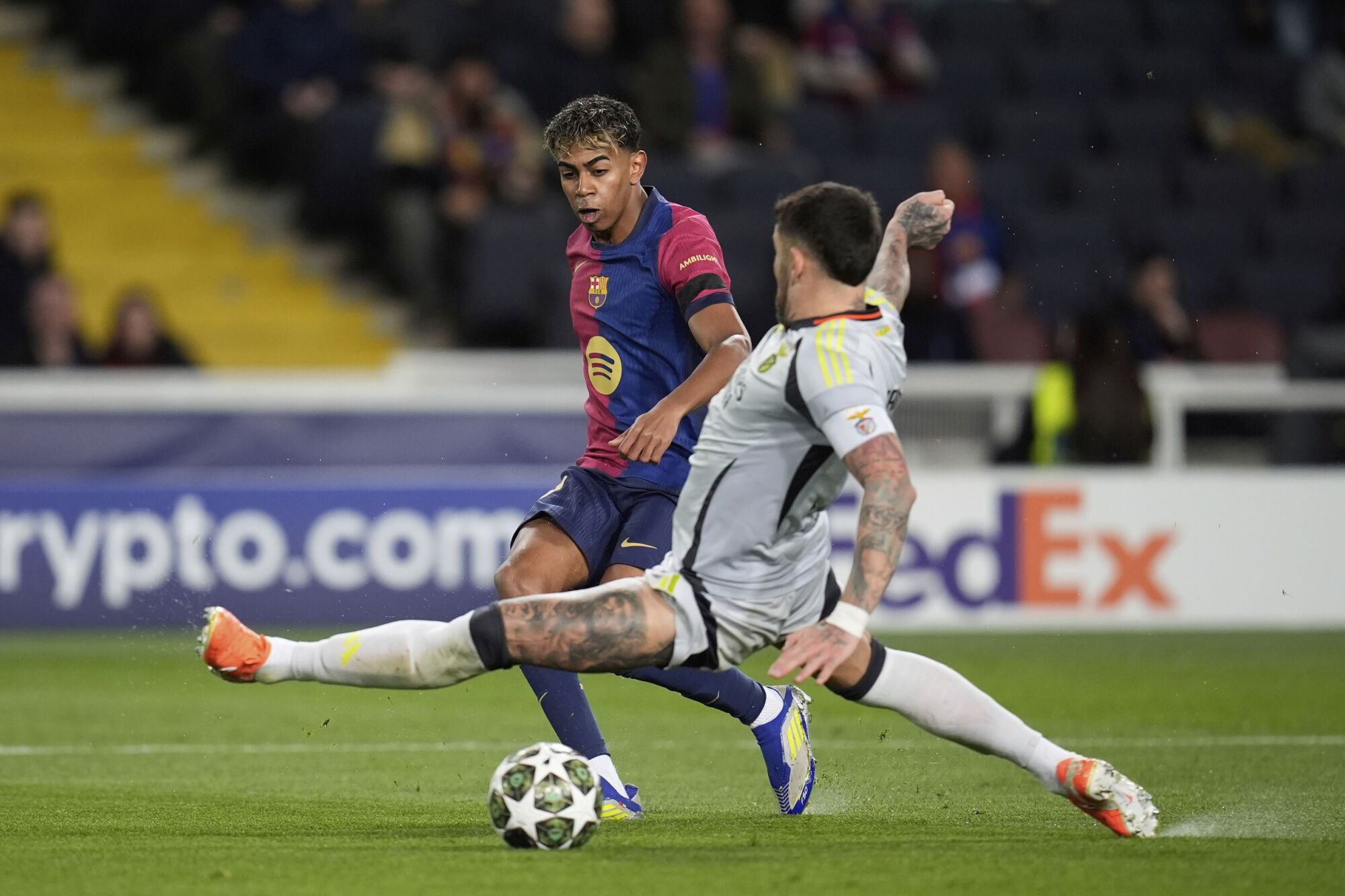 Champions League: FC Barcelona - Benfica, en imágenes.