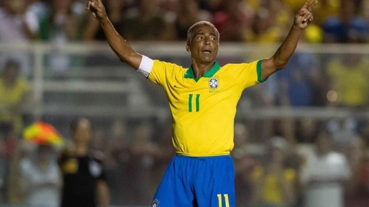 Romário con Brasil