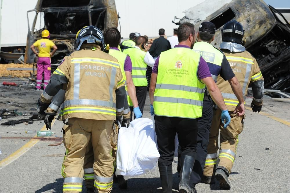 Las imágenes del accidente