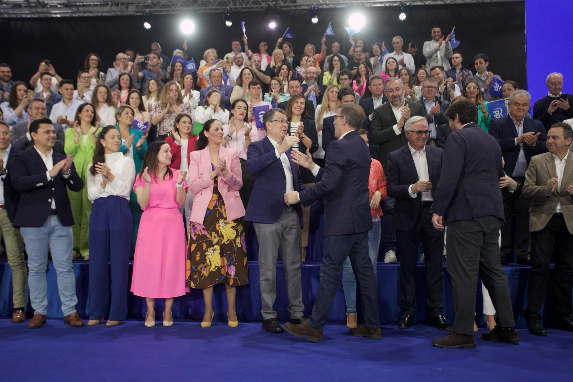 Acto del PP en Murcia con Feijóo