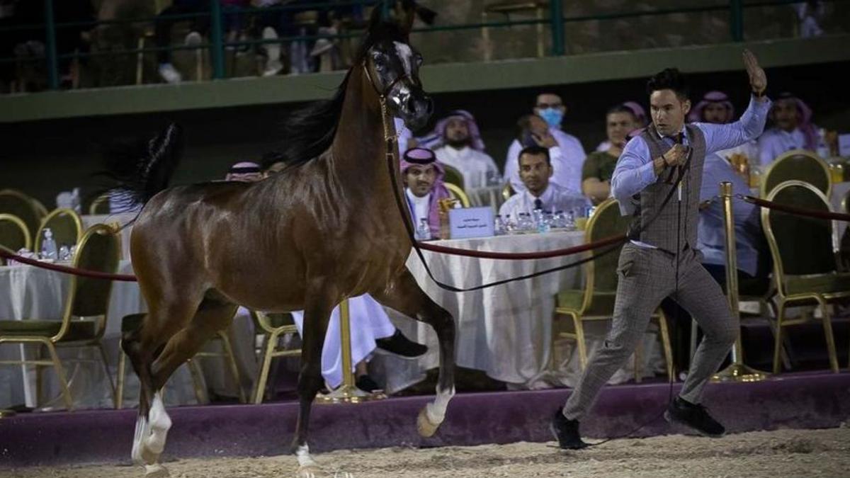 Fuentes, durante su participación en torneo de Arabia Saudí.