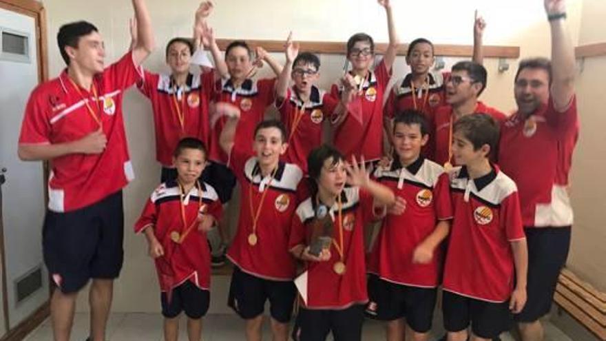 L&#039;equip del Manresa benjamí, que està realitzant una gran temporada