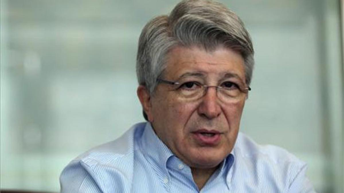 Enrique Cerezo, presidente del Atlético de Madrid