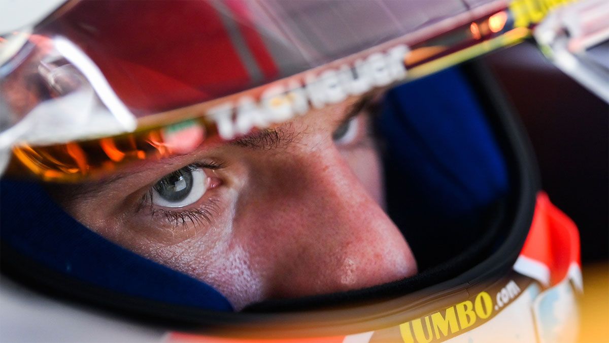 Verstappen, durante los libres del viernes en el DutchGP