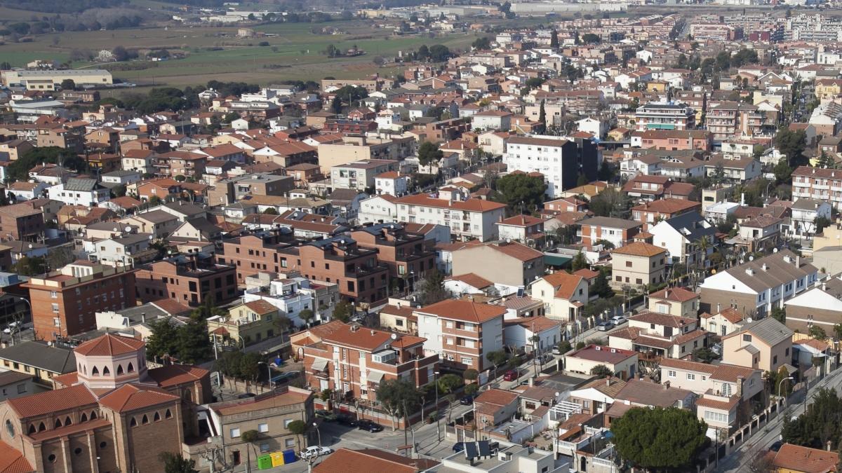 Imagen aérea de Parets del Vallès