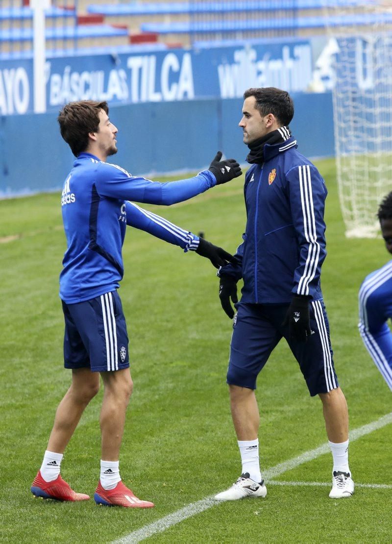 Entrenamiento del Real Zaragoza 19 de diciembre