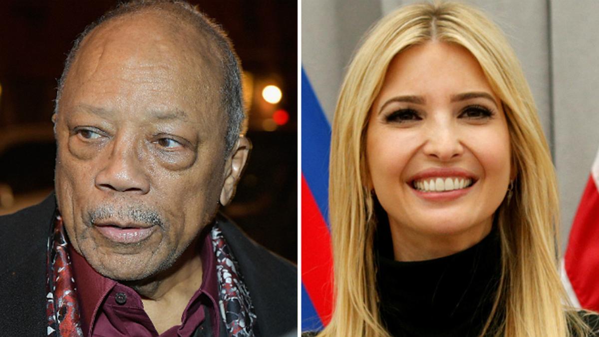 Quincy Jones afirma que salió con Ivanka Trump hace doce años