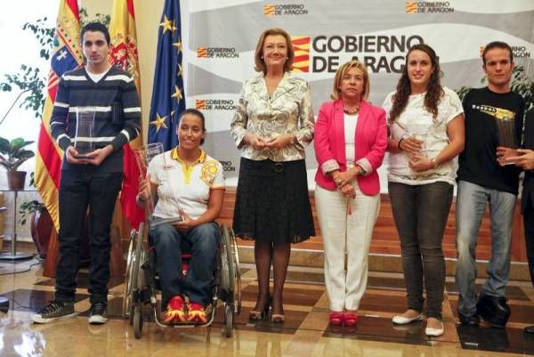 Fotogalería: Recibimiento a los paralímpicos aragoneses