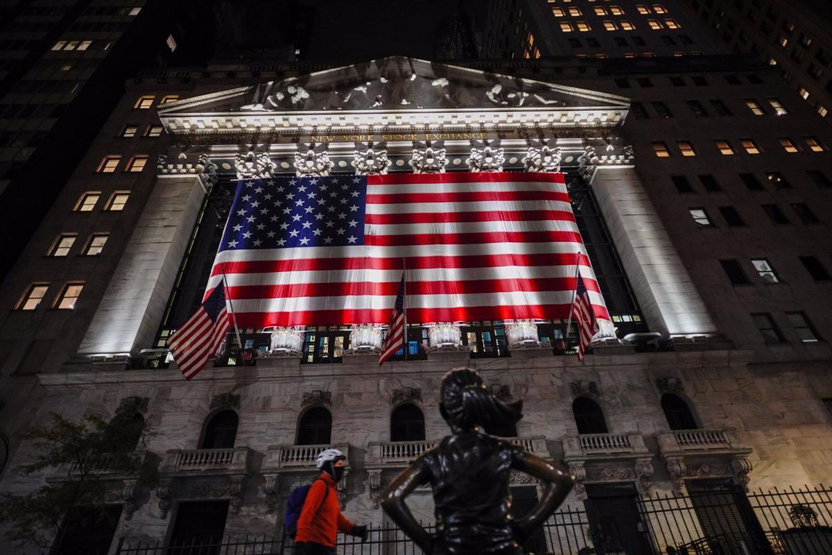 El exterior de Wall Street.