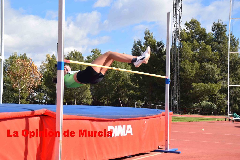 Regional absoluto y sub-23 de atletismo en Lorca (I)