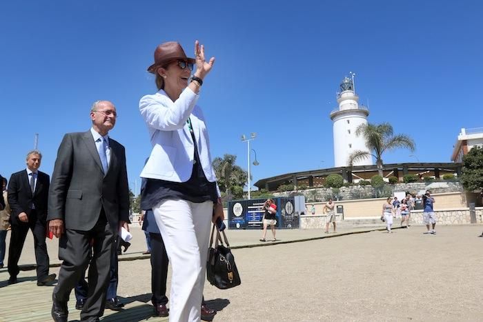 Visita de la Infanta Elena a Málaga