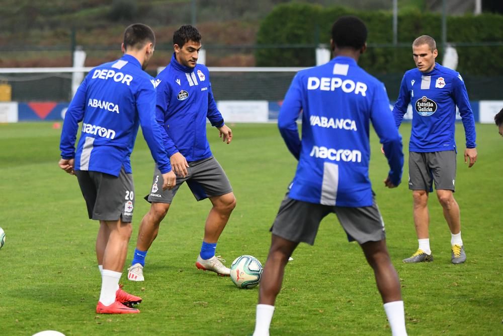 El Deportivo regresa a los entrenamientos para preparar la visita del Elche