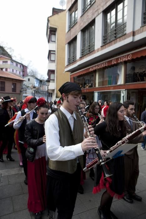 Desfile de Carnaval del Conservatorio de Música Valle del Nalón en Sama, Langreo