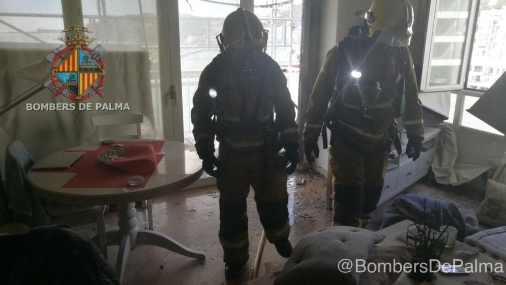 Sofocado un incendio en un séptimo piso en Palma