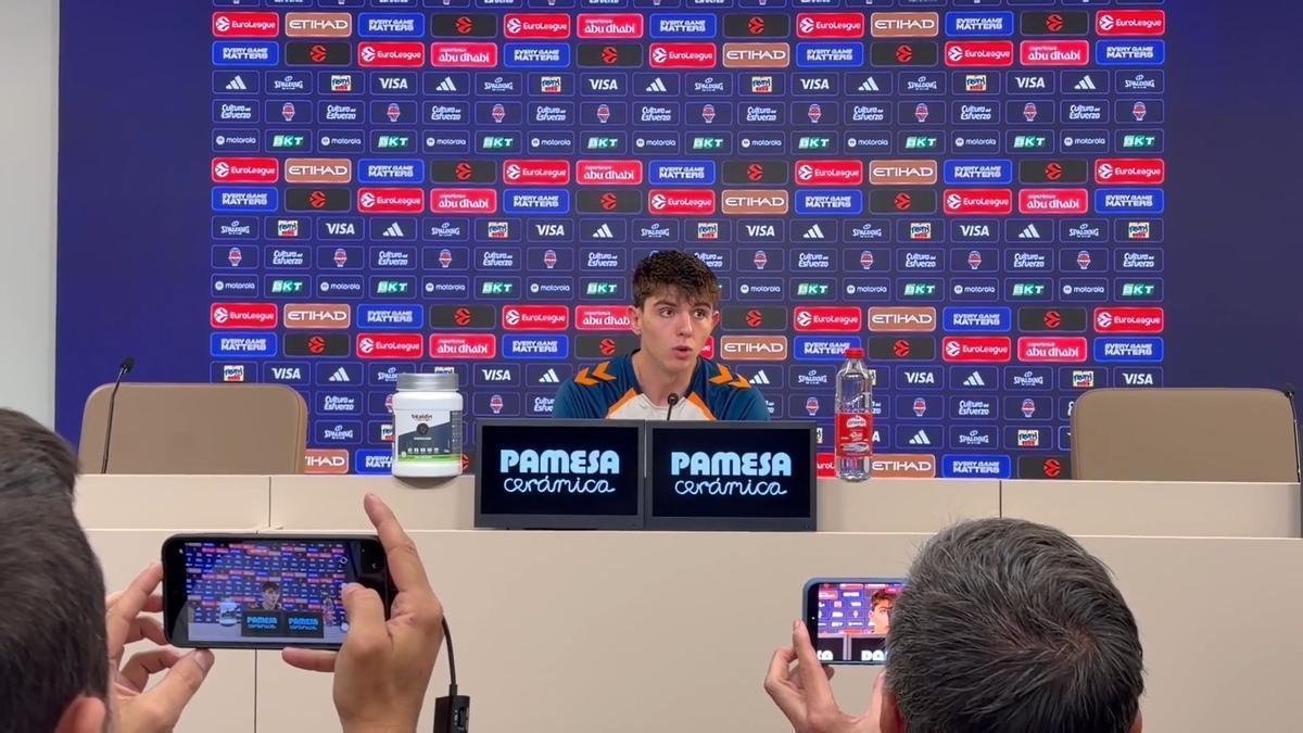 Sergio de Larrea analiza el primer partido de cuartos de final de Euroliga ante Panathinaikos