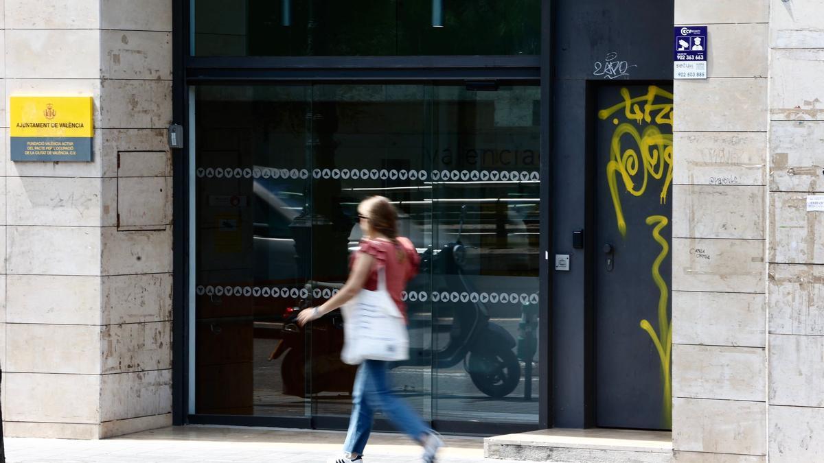 Sede de la Fundación Valencia Activa en la calle Guillem de Castro