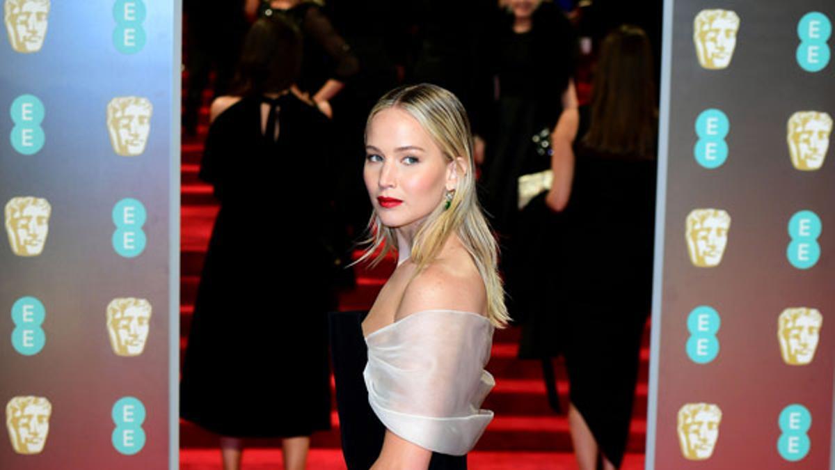 Bafta 2018: El 'look' de Jennifer Lawrence