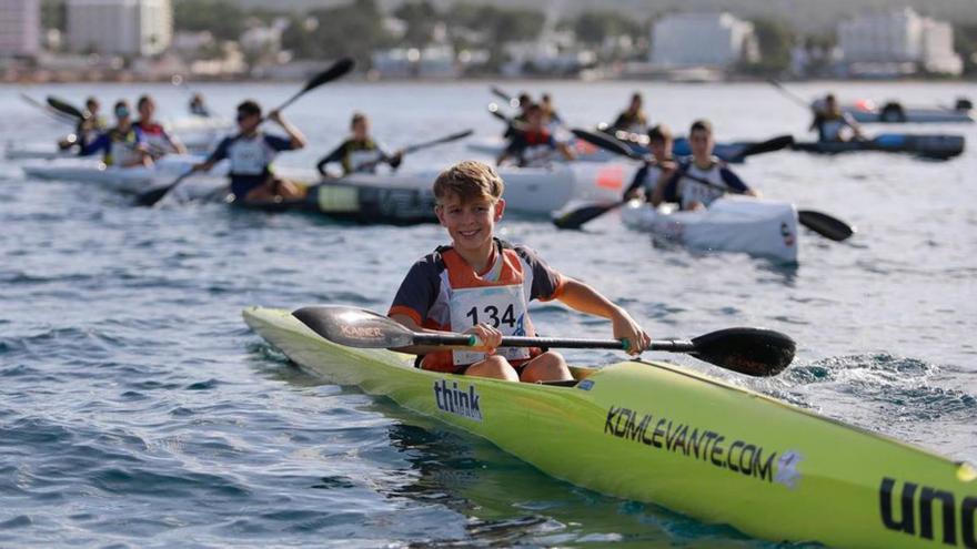 piragüismoEs Nàutic manda en casa en la Copa balear de kayak de mar