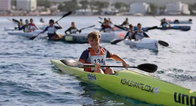 piragüismoEs Nàutic manda en casa en la Copa balear de kayak de mar