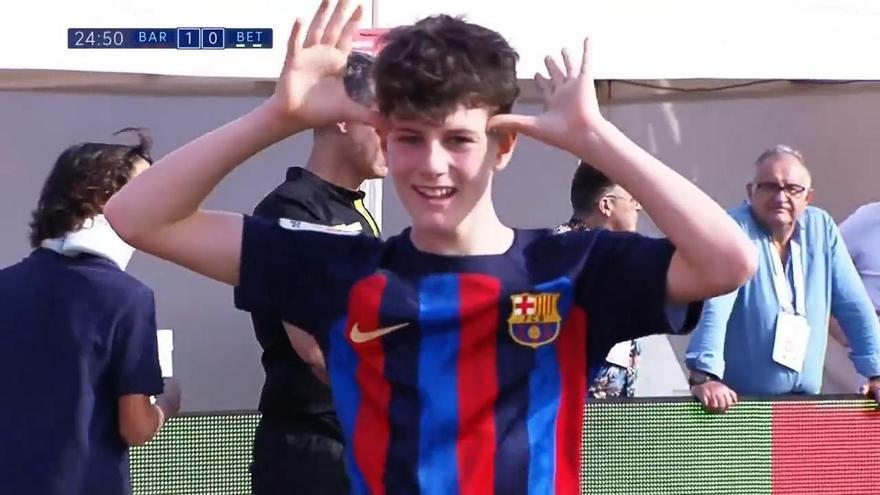 Renovación encarrilada en La Masia: Guiu Xuclà y su golazo que llevó al Barça infantil a la final”
