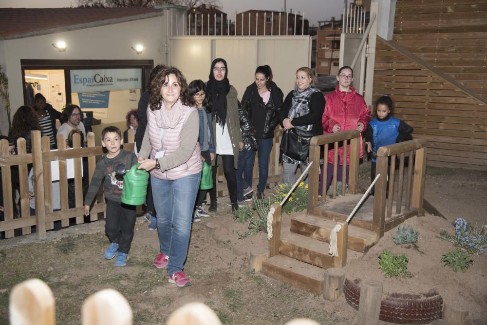 Inauguració  d'espais per a infants i famílies vu