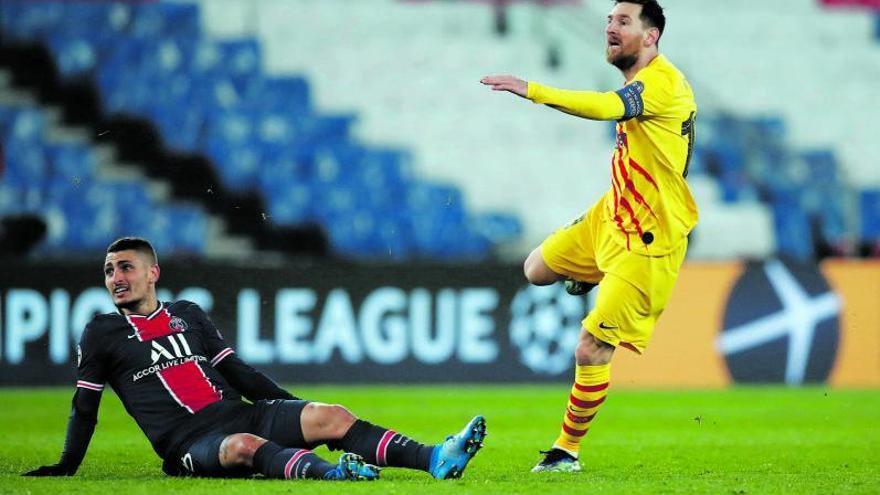 Leo Messi, tot i que va desaprofitar un penal, va ser l&#039;únic jugador del Barça que va aconseguir batre Keylor Navas.