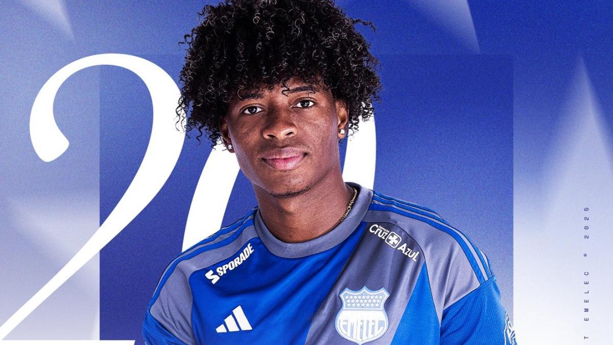 Jackson Rodríguez, jugador del Club Sport Emelec de Ecuador
