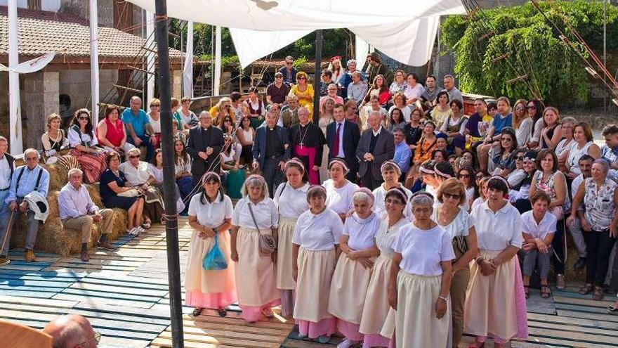 Fiesta medieval y cumpleaños en Amoeiro