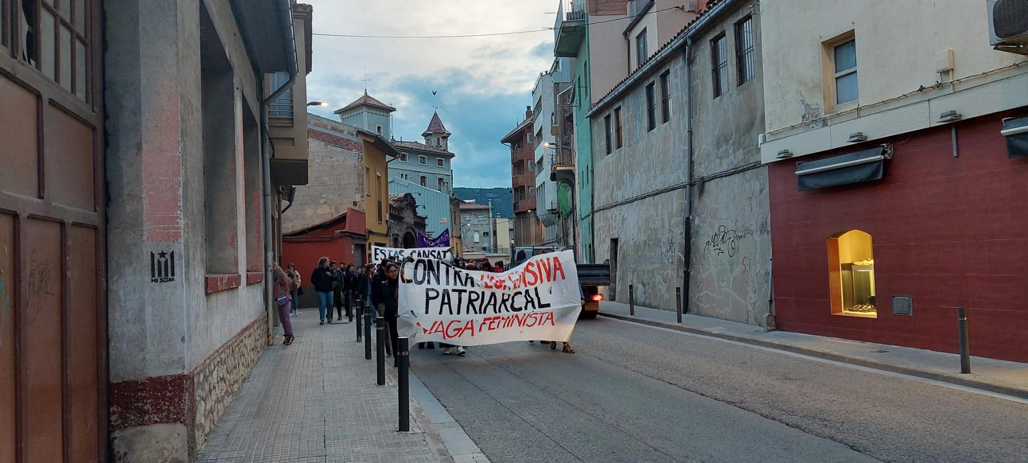 Manifestació del 8M a Berga