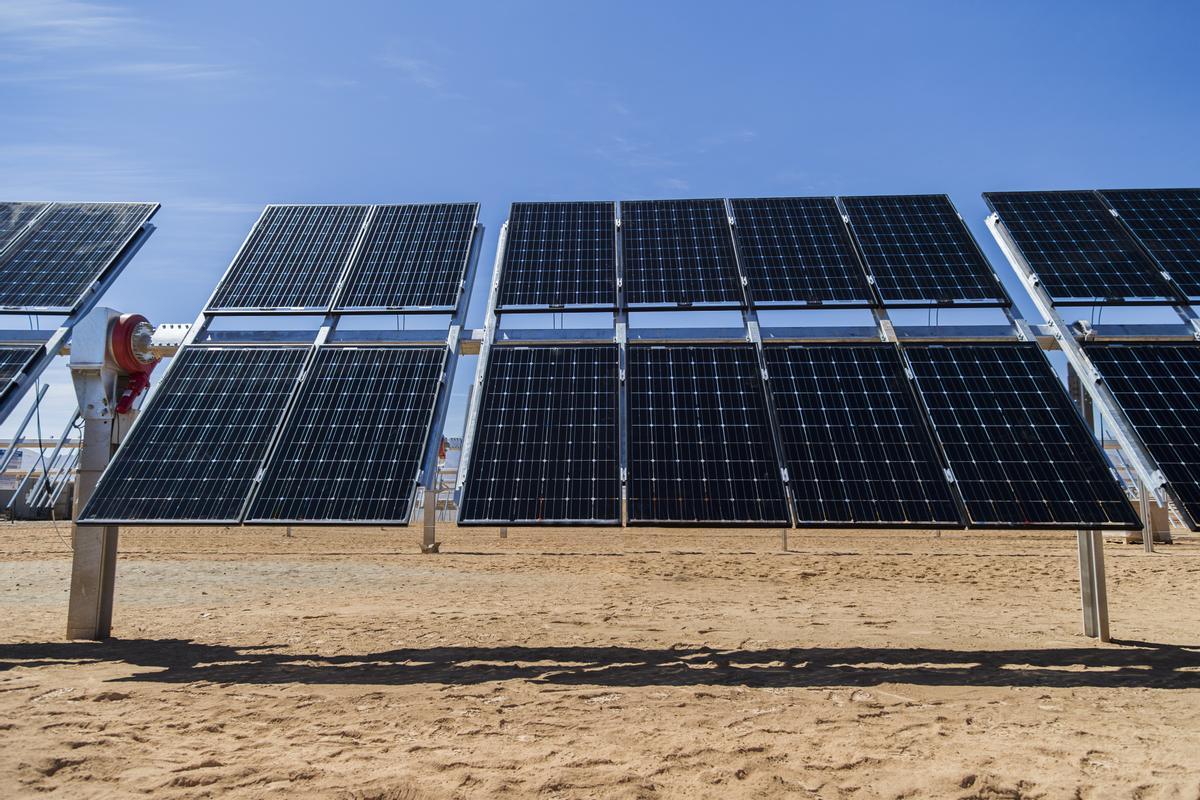 Unas placas solares de Soltec.