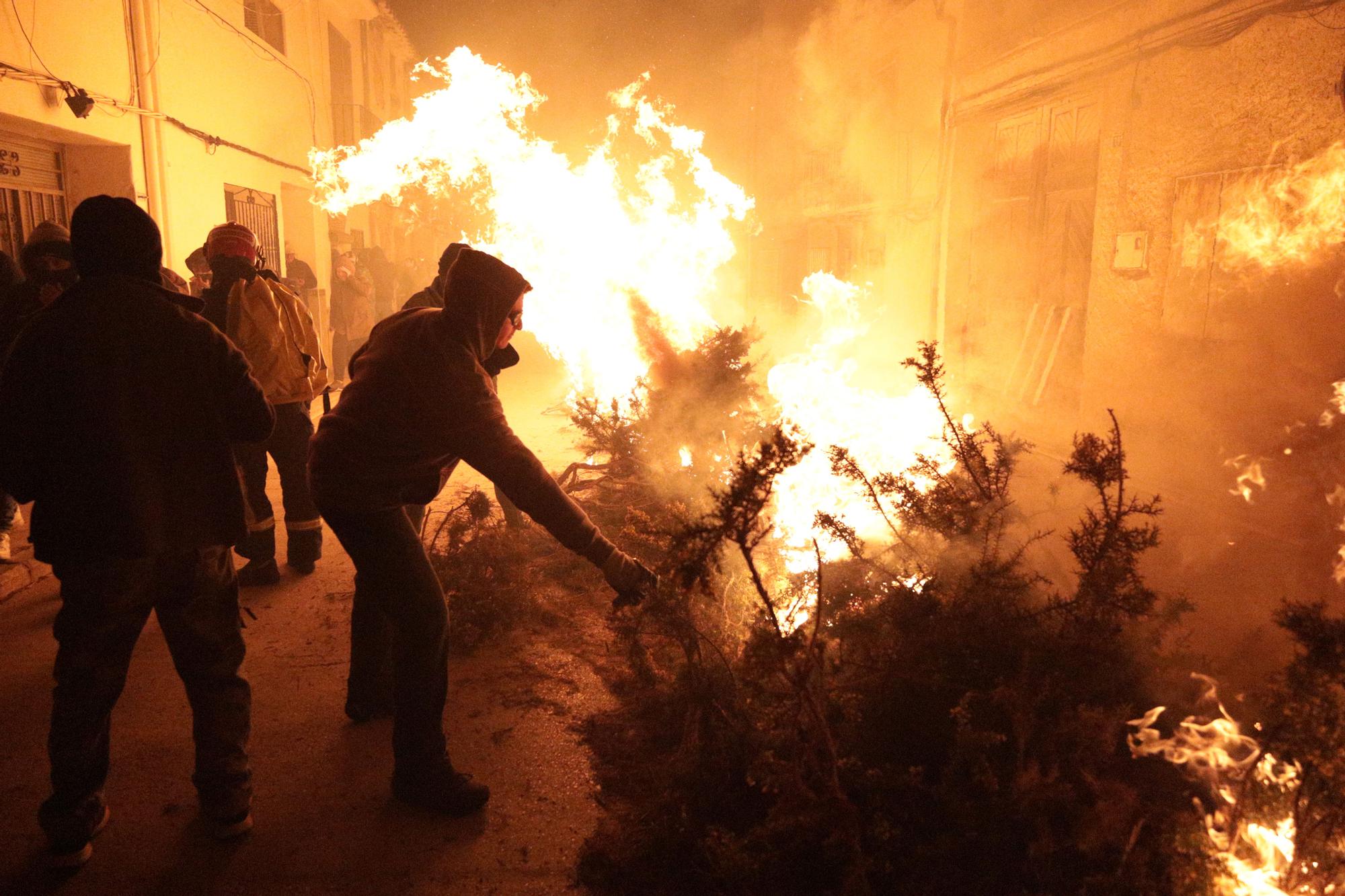 Las mejores fotos de la espectacular Matxà de Sant Antoni en Vilanova d'Alcolea