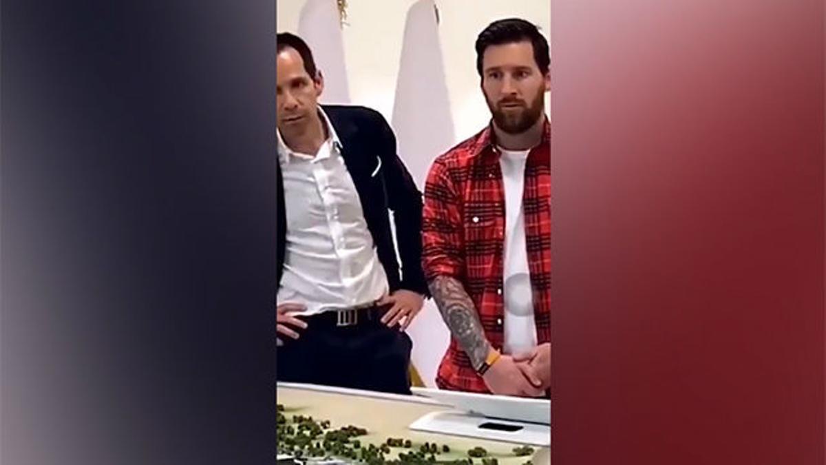 Messi ya está en Dubai